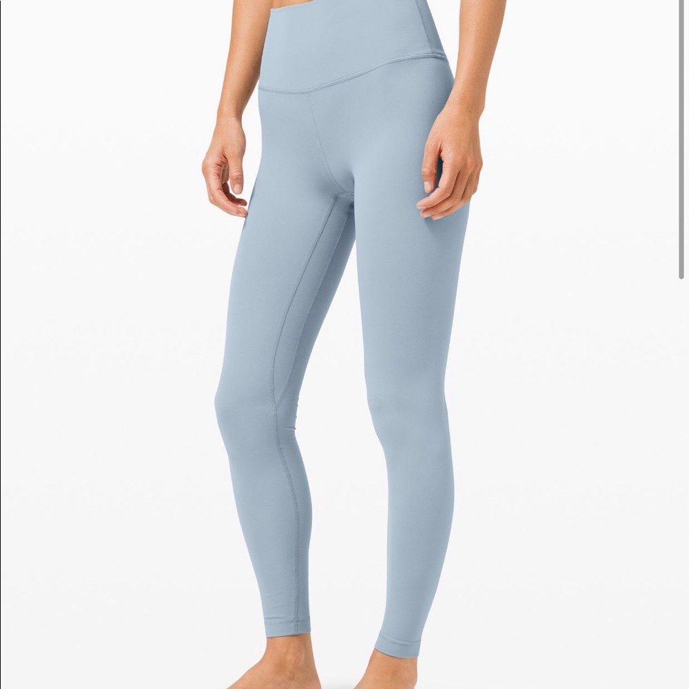 Sage green lululemon high rise align leggings